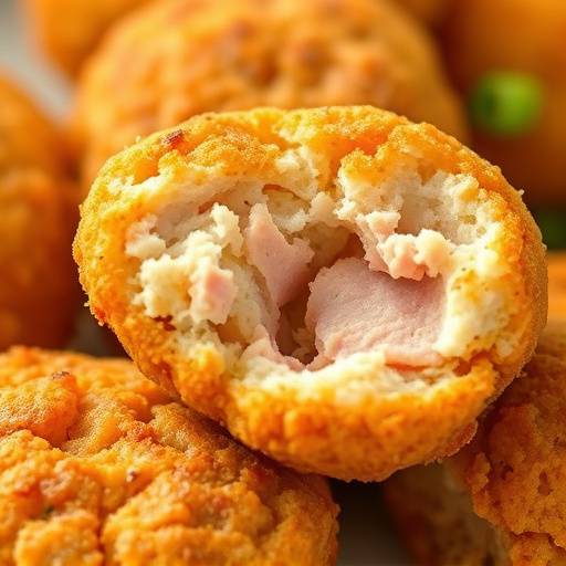Imagen de croquetas caseras de jam칩n con una textura crujiente
