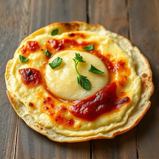 Una tortilla espa&radic;&plusmn;ola reci&radic;&copy;n hecha cortada en porciones, mostrando el interior jugoso con patatas y cebolla.
